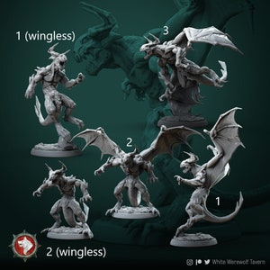 Devils | Resin 3D Printed Miniature | White Werewolf Tavern | DnD