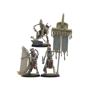 Khnum Archers Command Group | Undying Dynasties | Lost Kingdom Miniatures | Kings of War | Tabletop