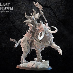 Junichiro on Baku | Night Elves / Dark Elves | Lost Kingdom Miniatures | Tabletop Gaming | RPG | D&D | Pathfinder