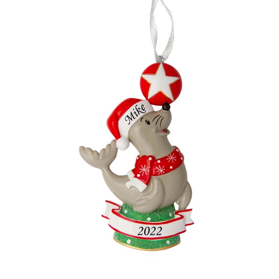 Sea lion christmas ornament Clearance