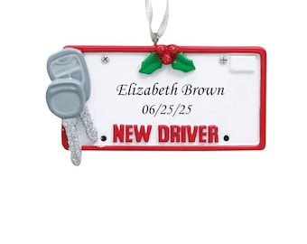 Personalized Driver's License Christmas Ornament - Teen Driver Gift