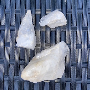 Raw White Clear Quartz - Various Shapes and Sizes!