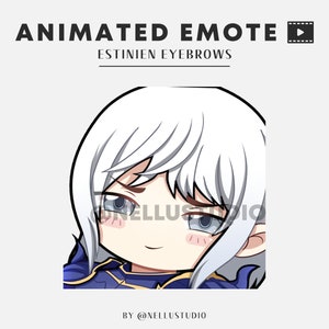 FFXIV Estinien eyebrows | Animated emote