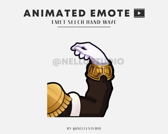 FFXIV Emit Selch hand wave | Animated emote