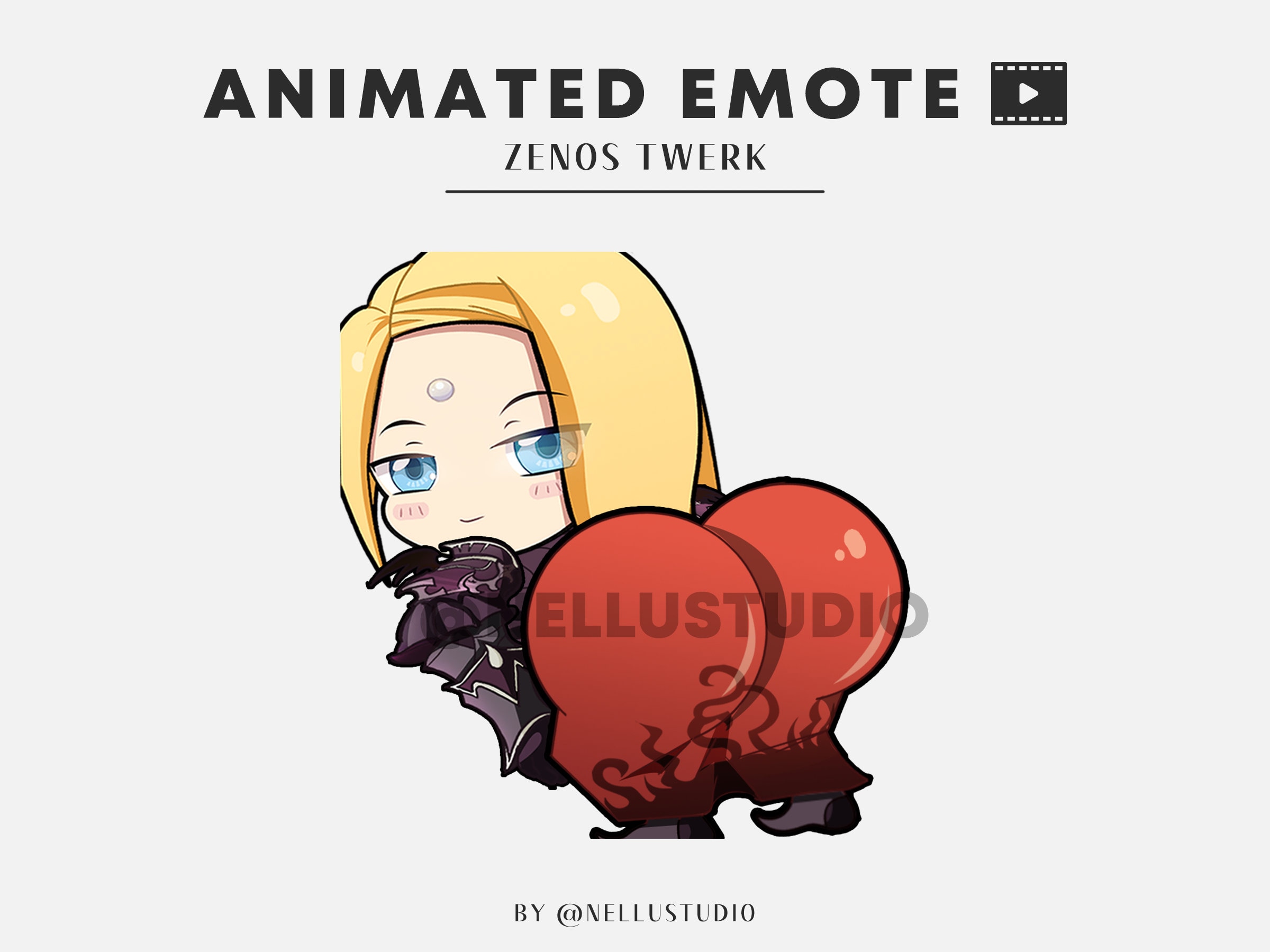 FFXIV Zenos twerking | Animated emote