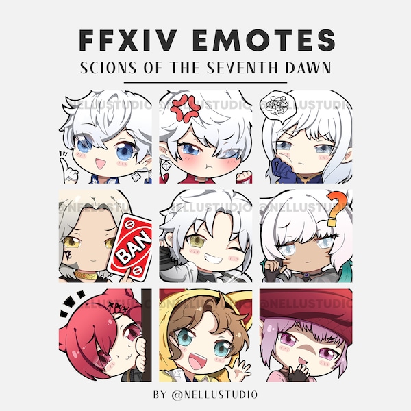 FFXIV Scions of the Seventh Dawn | Emote pack