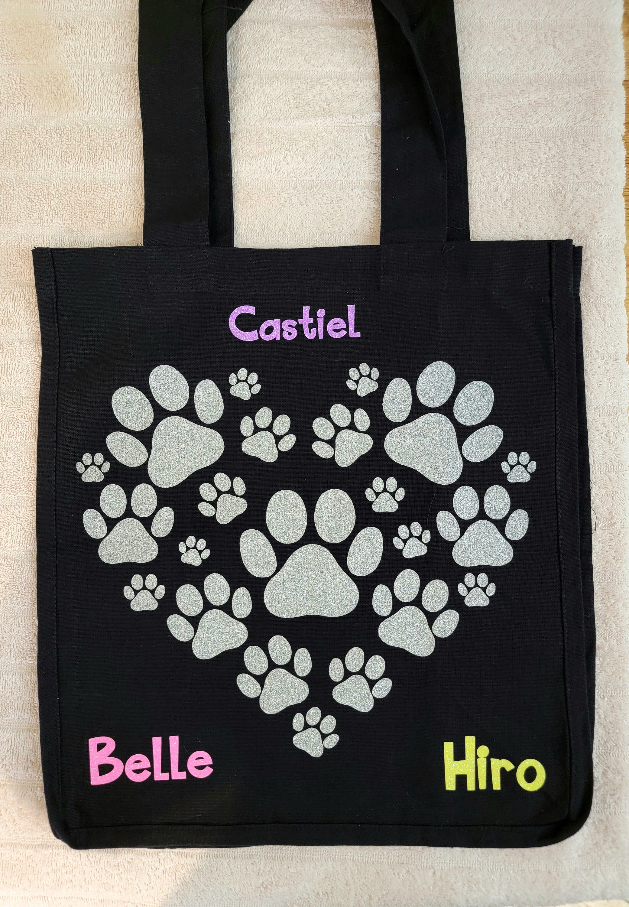 Paw Print - Personalized Custom Leather Bag – PAWSIONATE
