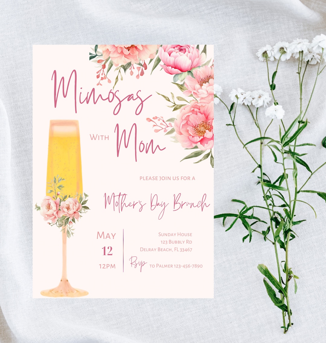 Mother's Day Brunch, Mimosas With Mom, Moms and Mimosas, Brunch and ...