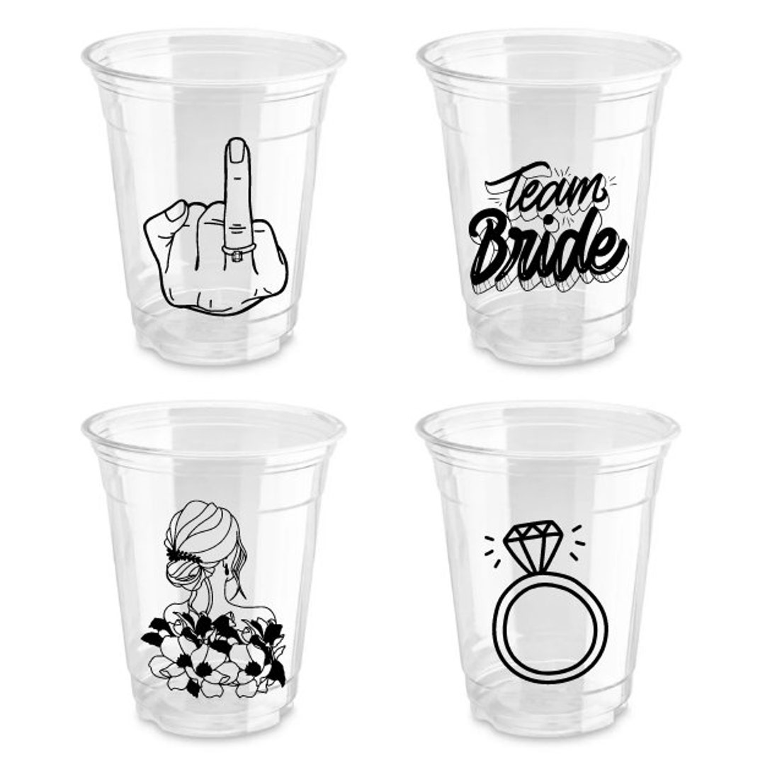 Bachelorette Party Bachelorette Party Favors Disposable Party Cups 12oz