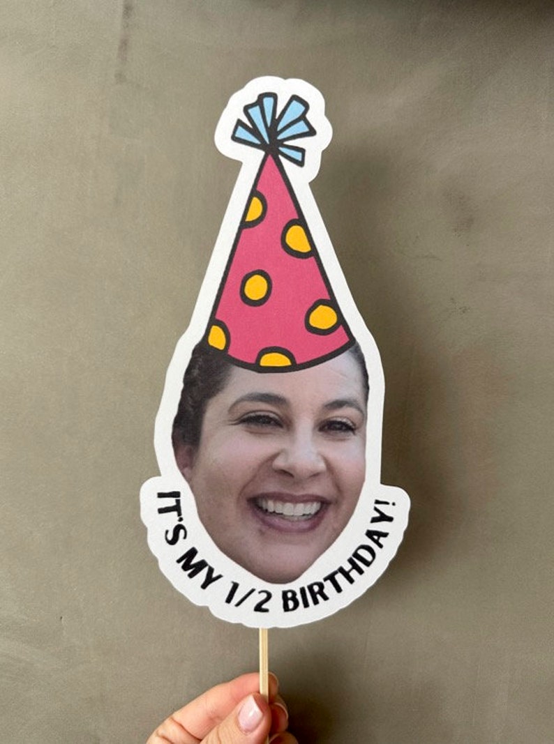 Custom Face Cake Topper Personalized Cake Topper Cupcake Etsy