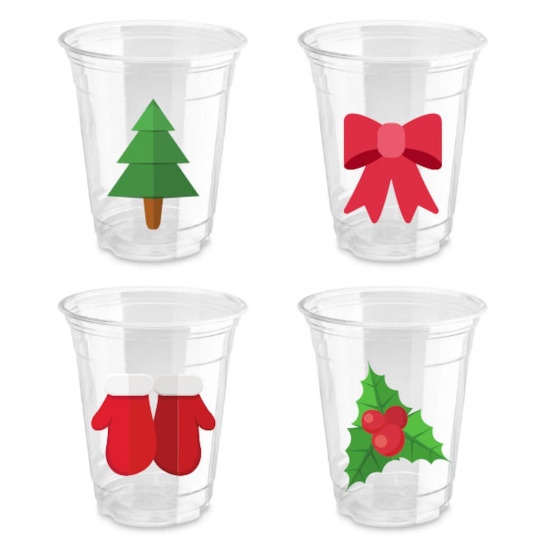 Christmas Party Cups Christmas Party Favors Disposable Party Cups 12oz