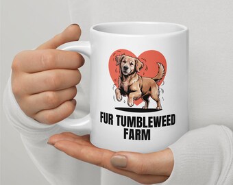 Golden Retriever Mug - 11oz, 15oz, 20oz | Shedding Dog Coffee Cup | Golden Owner Gift | Fur Everywhere Mug | Dishwasher Safe