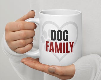 Dog Family Mug – Funny Dog Lover Gift | Coffee Mug for Dog People | My Heart Pets™