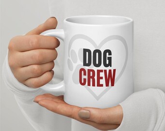 Dog Crew Mug – Funny Dog Lover Gift | Coffee Mug for Dog People | My Heart Pets™