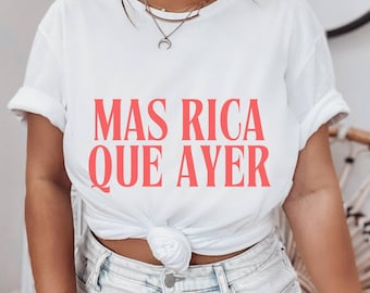 Mas rica que ayer shirt, anuel tshirt, anuel AA shirt