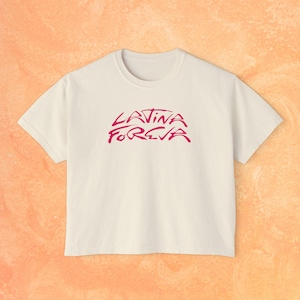 LATINA FOREVA, Karol G T-Shirts, Karol G Merch Boxy Tee for Women, Tropicoqueta Album Art, Karol G FEAT Shirt, Coconuts,