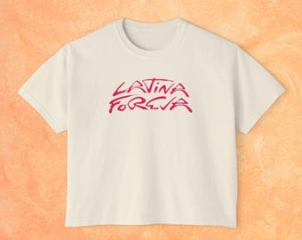 Karol G T-Shirt: Tropicoqueta Album Art, Boxy Crop Top