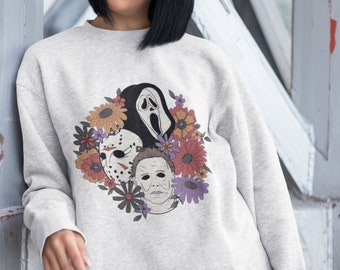 Halloween Horror Movie Sweatshirt | Spooky Season Crewneck