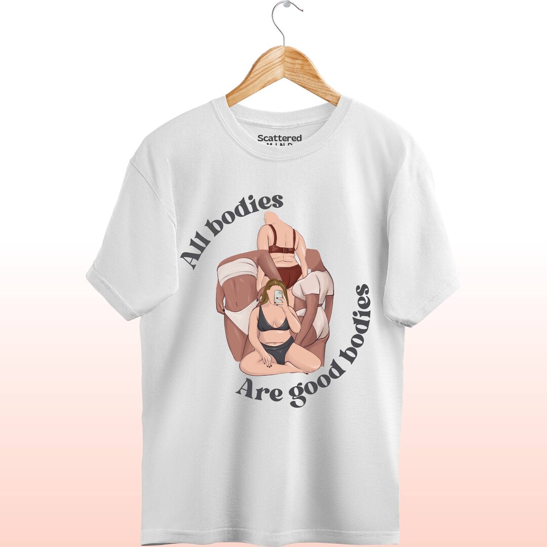 Dont Value Your Body Over Your Being Black Short-Sleeve Cotton Tee Shirt for Women