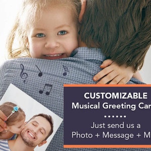 Personalized Card With Custom Music | Custom Greeting Card | Create Your Own Card | Customized Musical Greeting Card | Custom Design Card