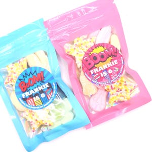 Personalised Superhero Sweet Party Bags | Birthday or event Party bag fillers Candy cart Favors for Kids