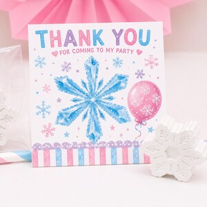 Snowflake frozen paint your own party bags, fillers Plaster of Paris Plaster shape kid's activity Birthday