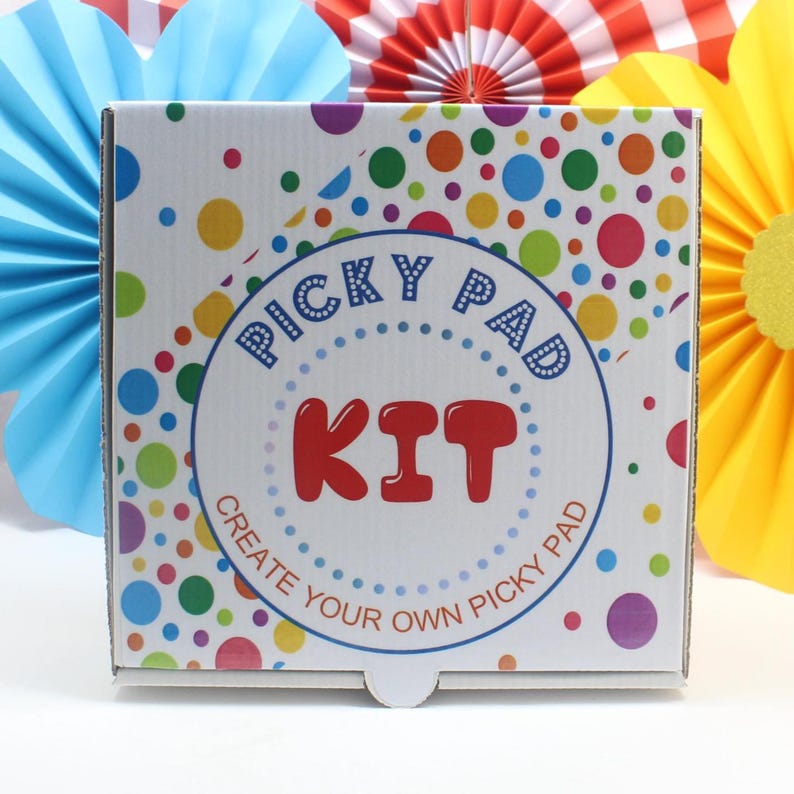 Picky Pad, Special offer Reusable, Remeltable kit gift box with beads and silicone tray ADHD, Skin picking, Stress relief, Autism, Asperger image 1
