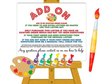 Add on listing -Only use this listing if you have been asked to do by us