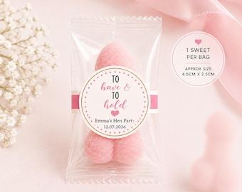 Personalised Willy Sweet Favour | Hen Party Gift