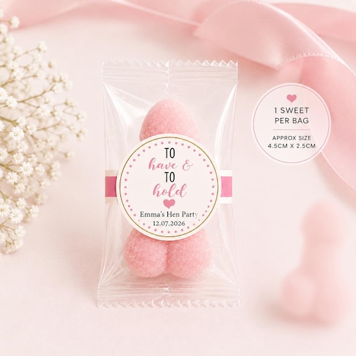 Personalised Willy Sweet Favour | Hen Party Gift