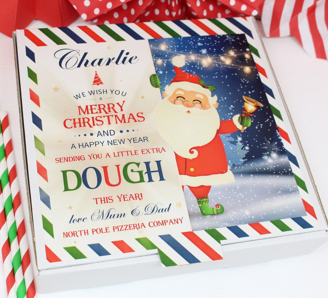 Pizza, Grazing, Platter Gift Box, Personalised Christmas Pizza Box