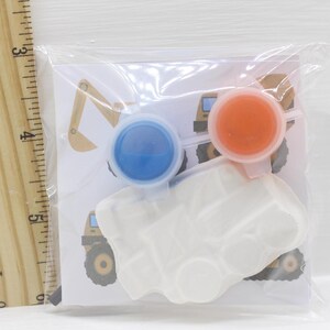 Paint Your Own Construction Party Favours | Kids Painting Kit | Dig Digger Truck Craft | Birthday Party Bag Fillers