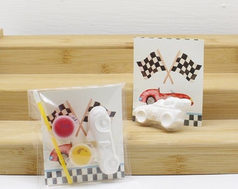 Paint Your Own Racing Car Plaster Craft Kit, Birthday Party Favors
