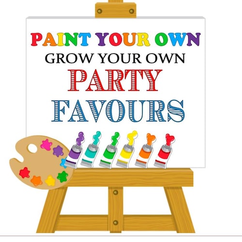 Personalized Fairy Door Party Bag - Paint Your Own, Wooden Craft For Birthday Parties, Fairy Theme 9 thumbnail image