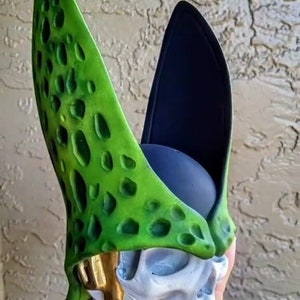 Cell skull, skull,perfect present, man cave, dragon ball, anime, cosplay, decoration, 3d print, tiktok, pink, villain, goku, gift, android