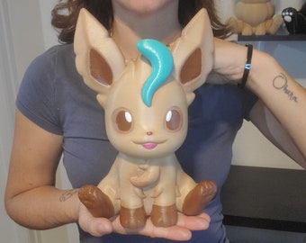 Evoli, großes Pokemon, perfektes Geschenk Entwicklung, Wohnkultur, perfektes Geschenk, 3D Maskottchen, Lieblingsfigur, Geburtstagsgeschenk,