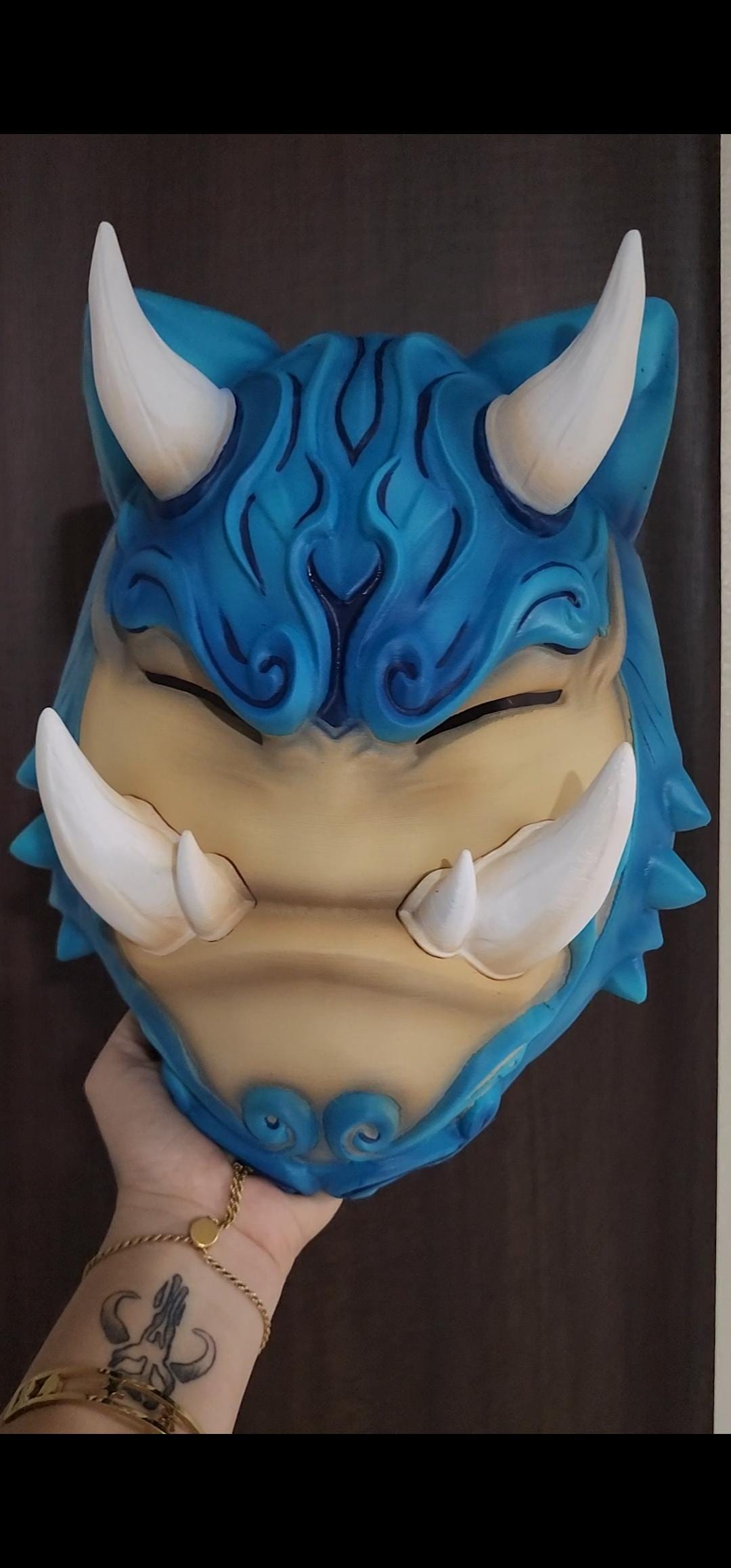 Slumbering Devourer Oni Mask – Colossal Yokai of Endless Hunger | Dark ...