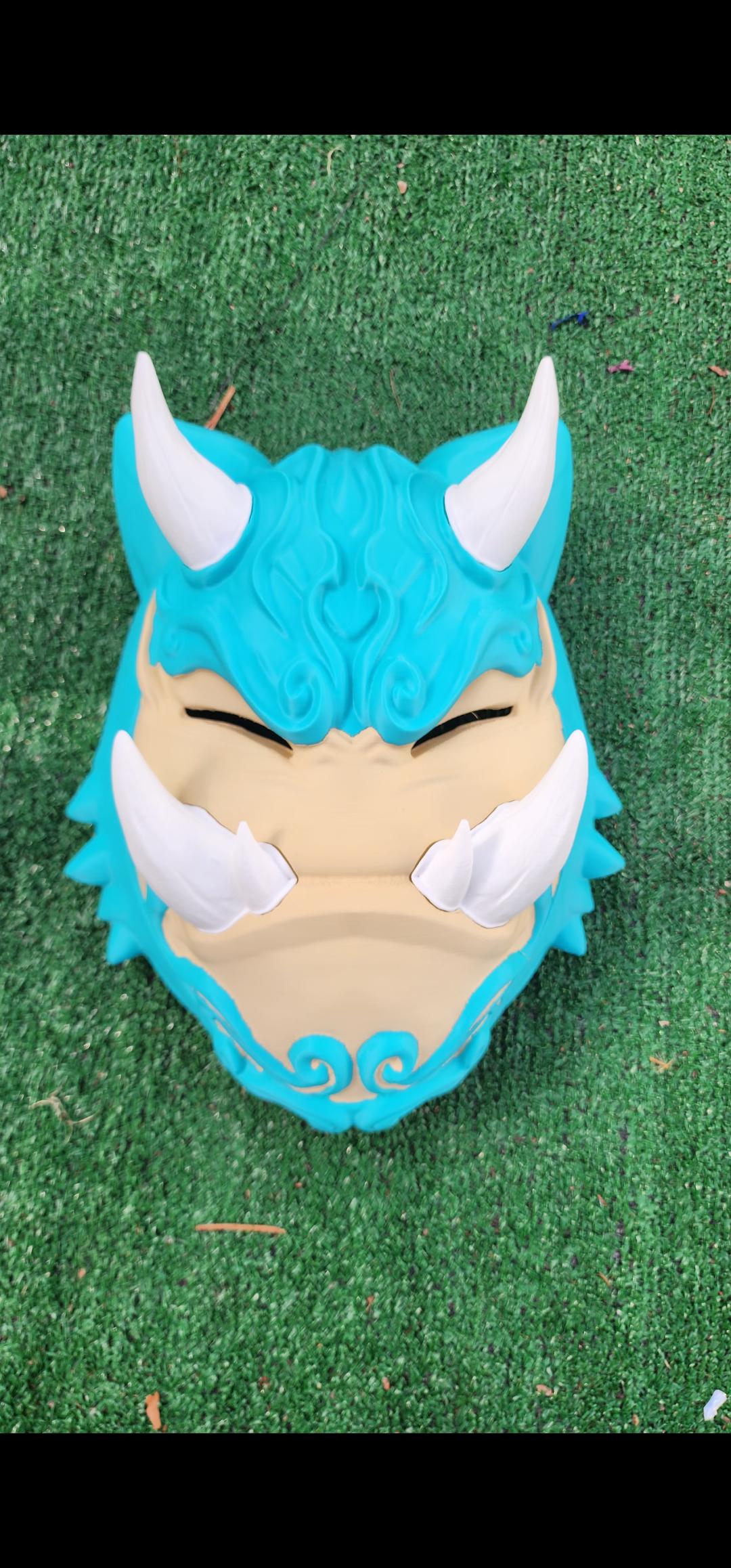Slumbering Devourer Oni Mask – Colossal Yokai of Endless Hunger | Dark ...