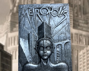 Metropolis Movie Poster Recreation - Art Deco Machine-Age