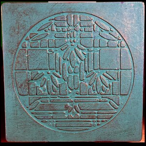 Water Lillies Tile - Recreation of F.L. Wright