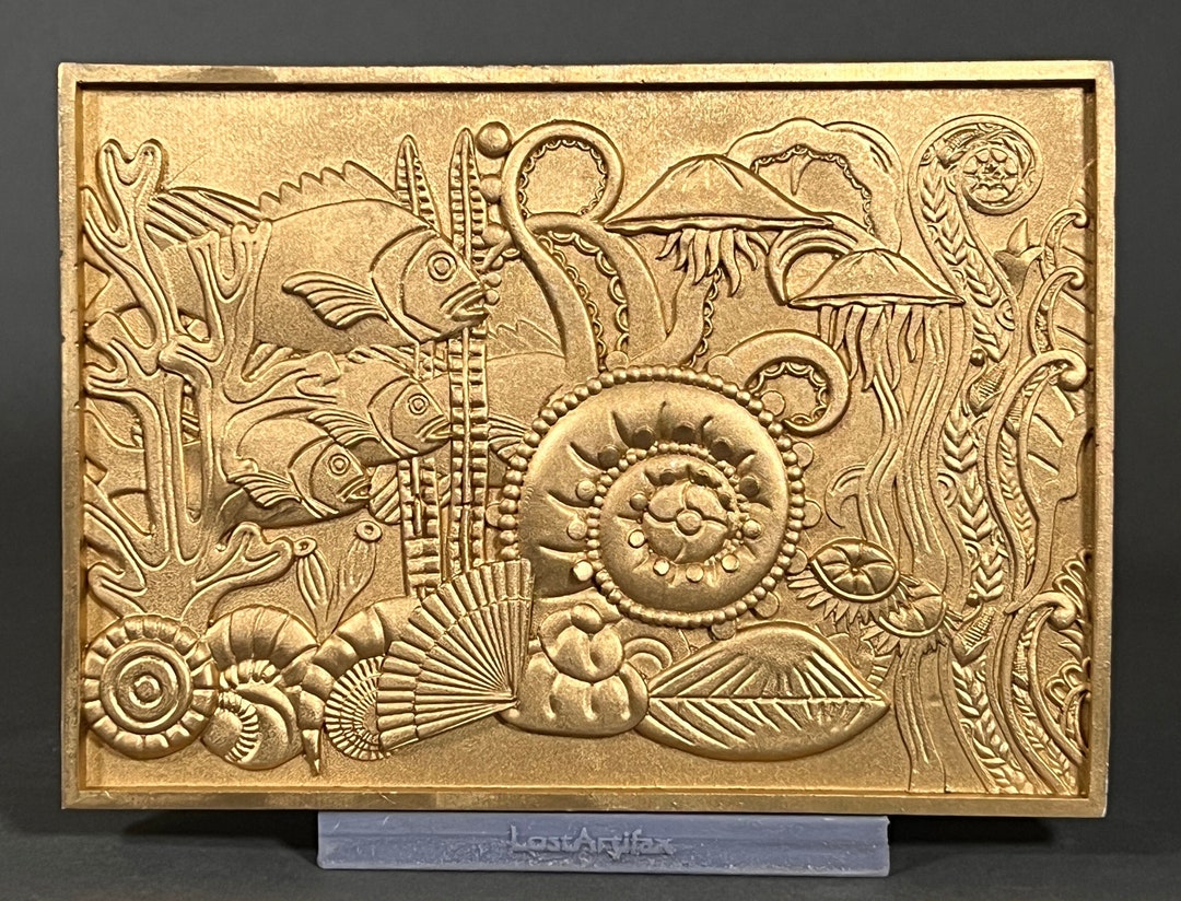 Art Deco Frieze of Evolution From Chanin Building in NYC Etsy Australia