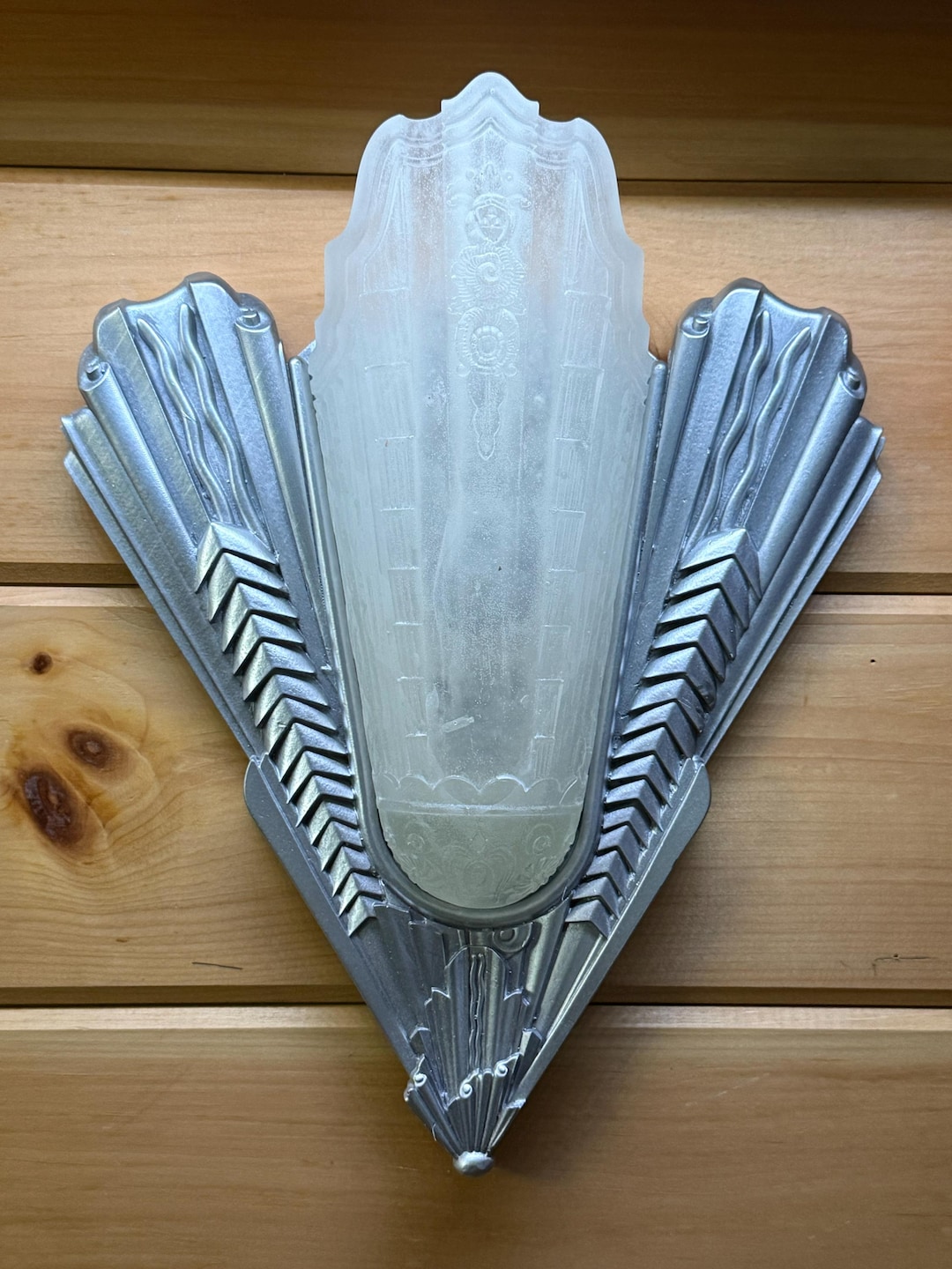 Art-Deco Sconce inspired by the Wiltern L.A. Medallion