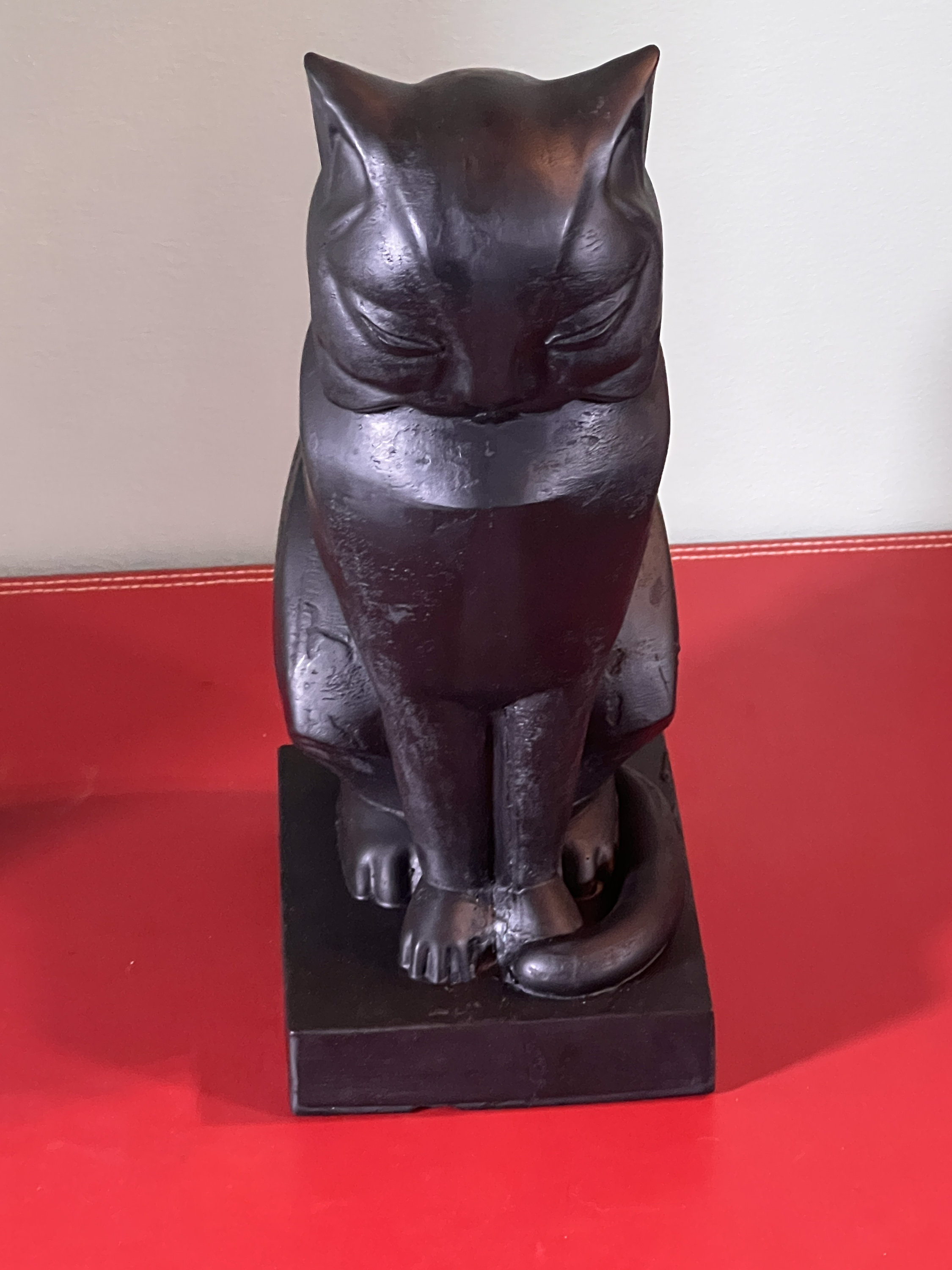 Art-deco Statue 'sitting Cat' 