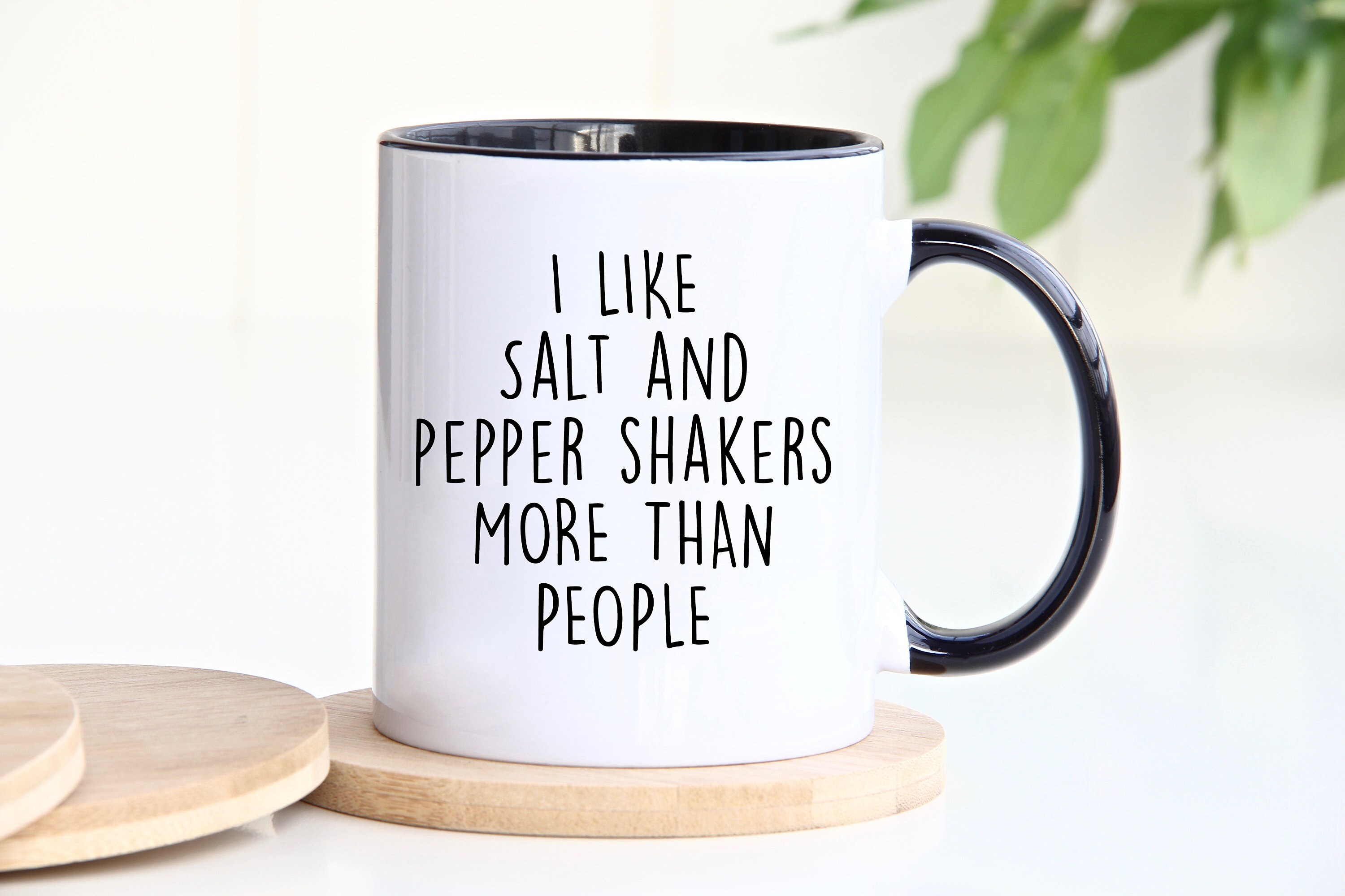 Salt Pepper Mugs Etsy