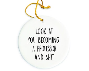Professor Ornament, Professor Christmas Ornament, Professor Christmas tree Ornament, Professor Gift, Christmas Decorations