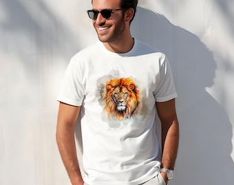 Lion Shirt, Lion Gift Idea, Lion Tee, Lion T-Shirt, Gift for Lion Lover