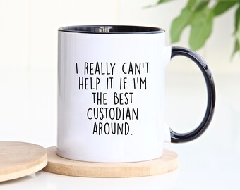 Custodian Mug, Custodian Gift, Gift for Custodian, Personalized Mug, Customized Mug, Personalized Gift, Birthday Gift