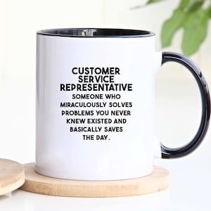 Customer Service Representative Mug, Customer Service Representative Gift, Gift for Customer Service Representative, Personalized Mug