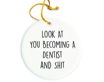 Dentist Ornament, Dentist Christmas Ornament, Dentist Christmas tree Ornament, Dentist Gift, Christmas Decorations