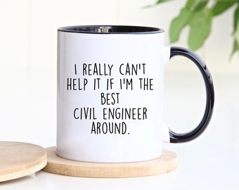 Civil Engineer Mug, Civil Engineer Gift, Gift for Civil Engineer, Personalized Mug, Customized Mug, Personalized Gift, Birthday Gift